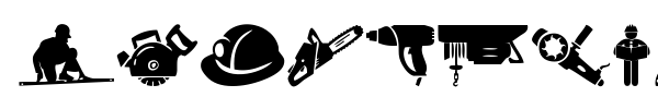 Industrial Worker font preview